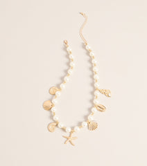 Coastal Charm Pearl Choker Necklace