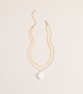 Perfectly Styled Pearl Charm Layered Necklace