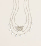Delicate Drama Butterfly Necklace Set