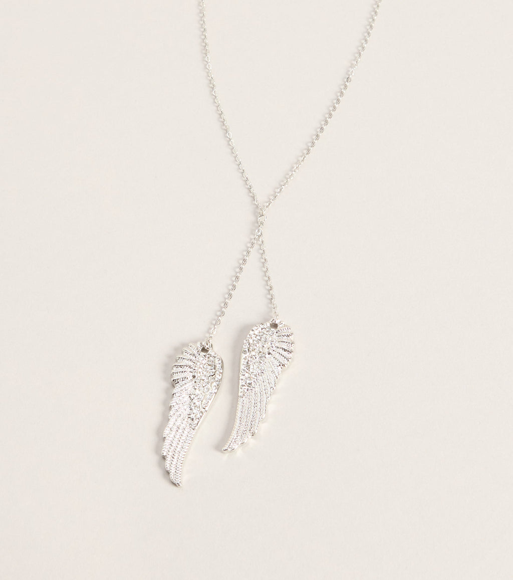 Sweet Symbol Angel Wing Necklace