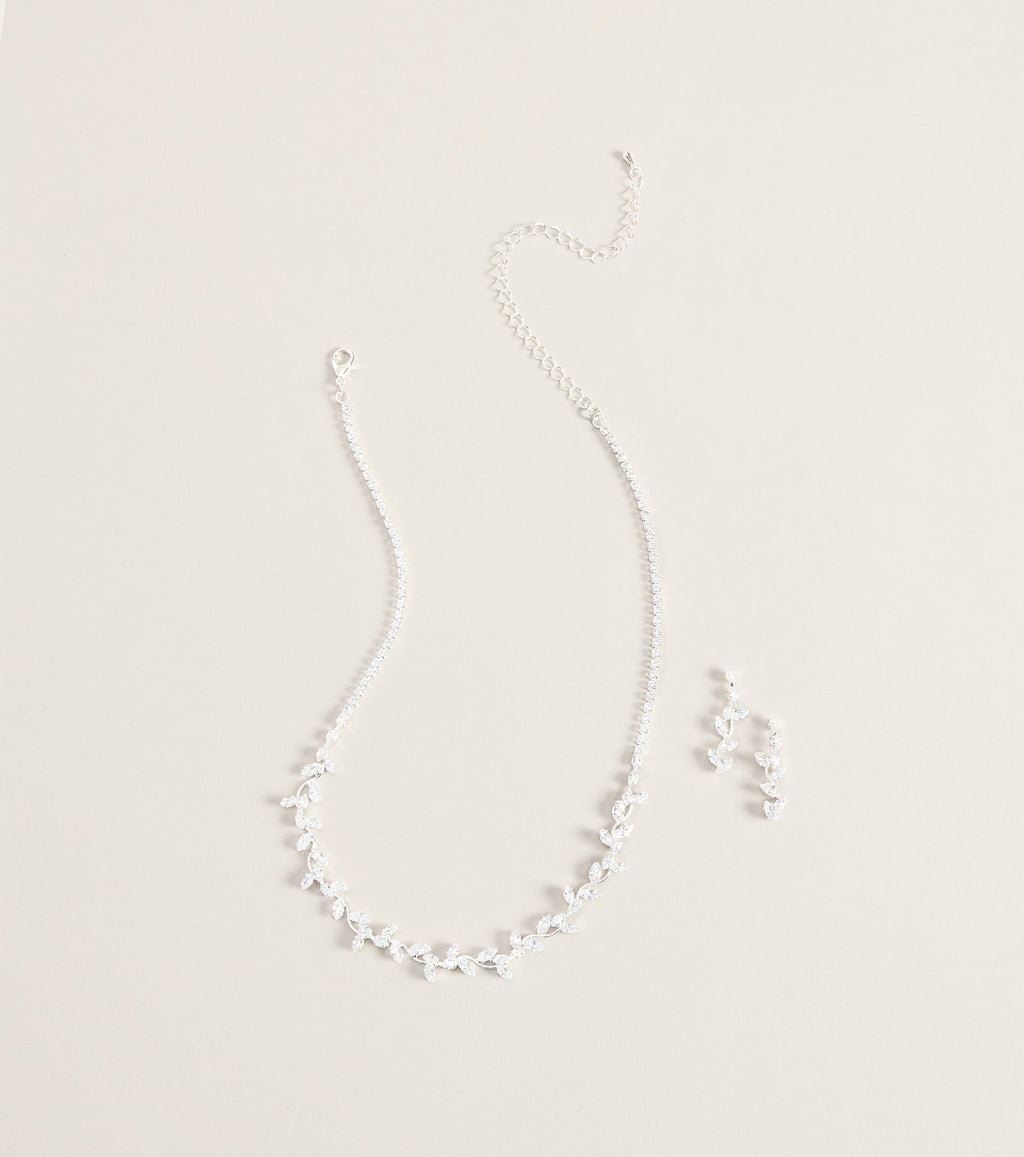 Special Plans Necklace And Earrings Set