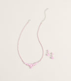 Flourish Necklace And Earrings Set