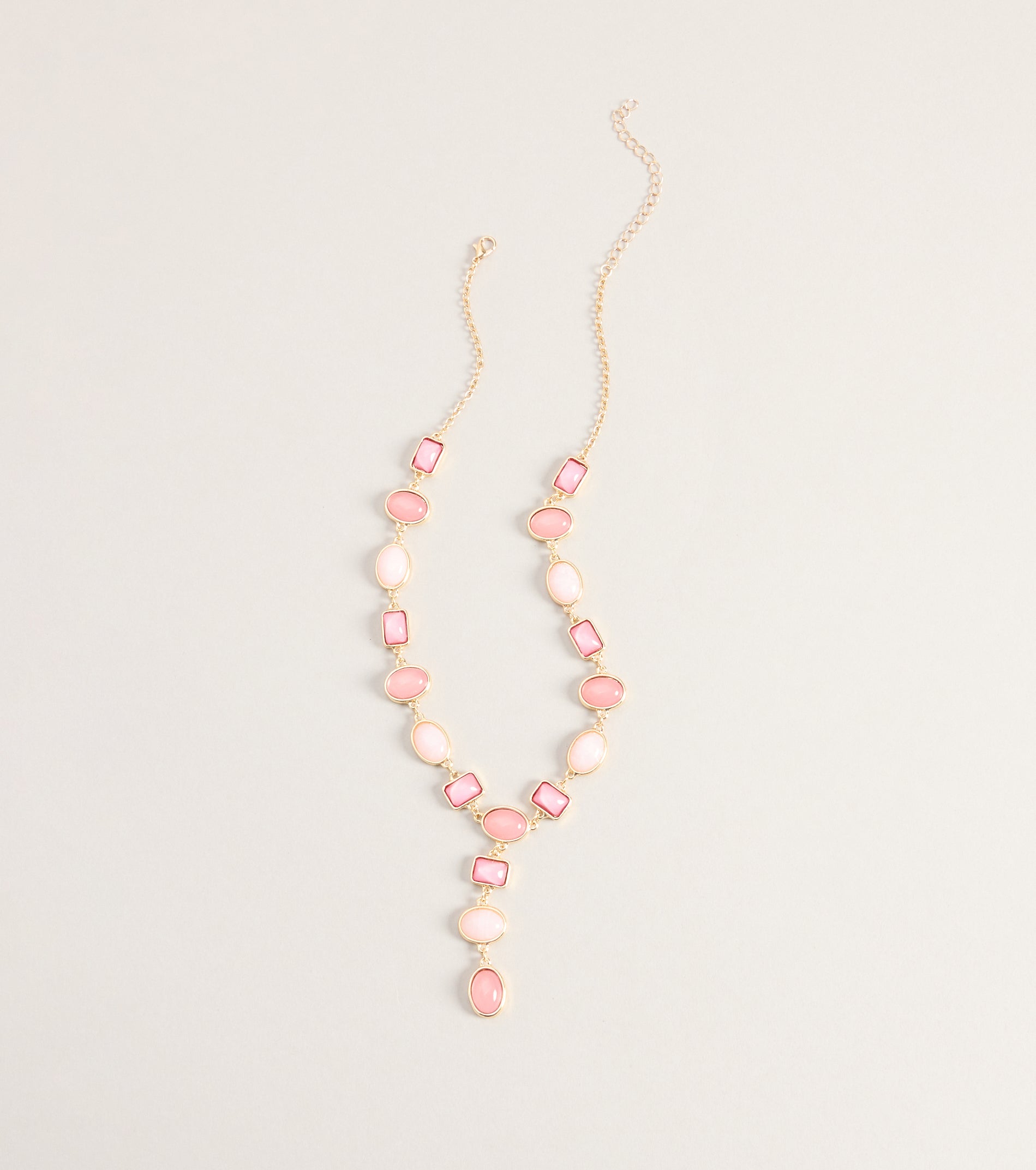 Sunset Mood Resin Stone Necklace