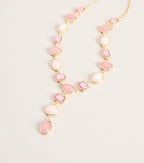 Sunset Mood Resin Stone Necklace
