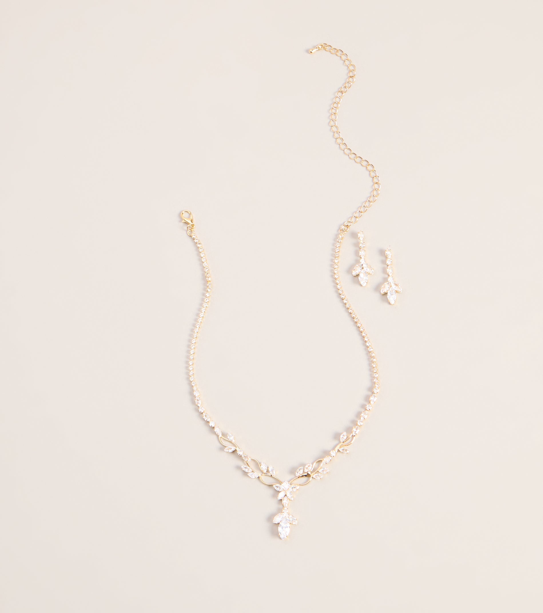 Garden Glow Cubic Zirconia Jewelry Set