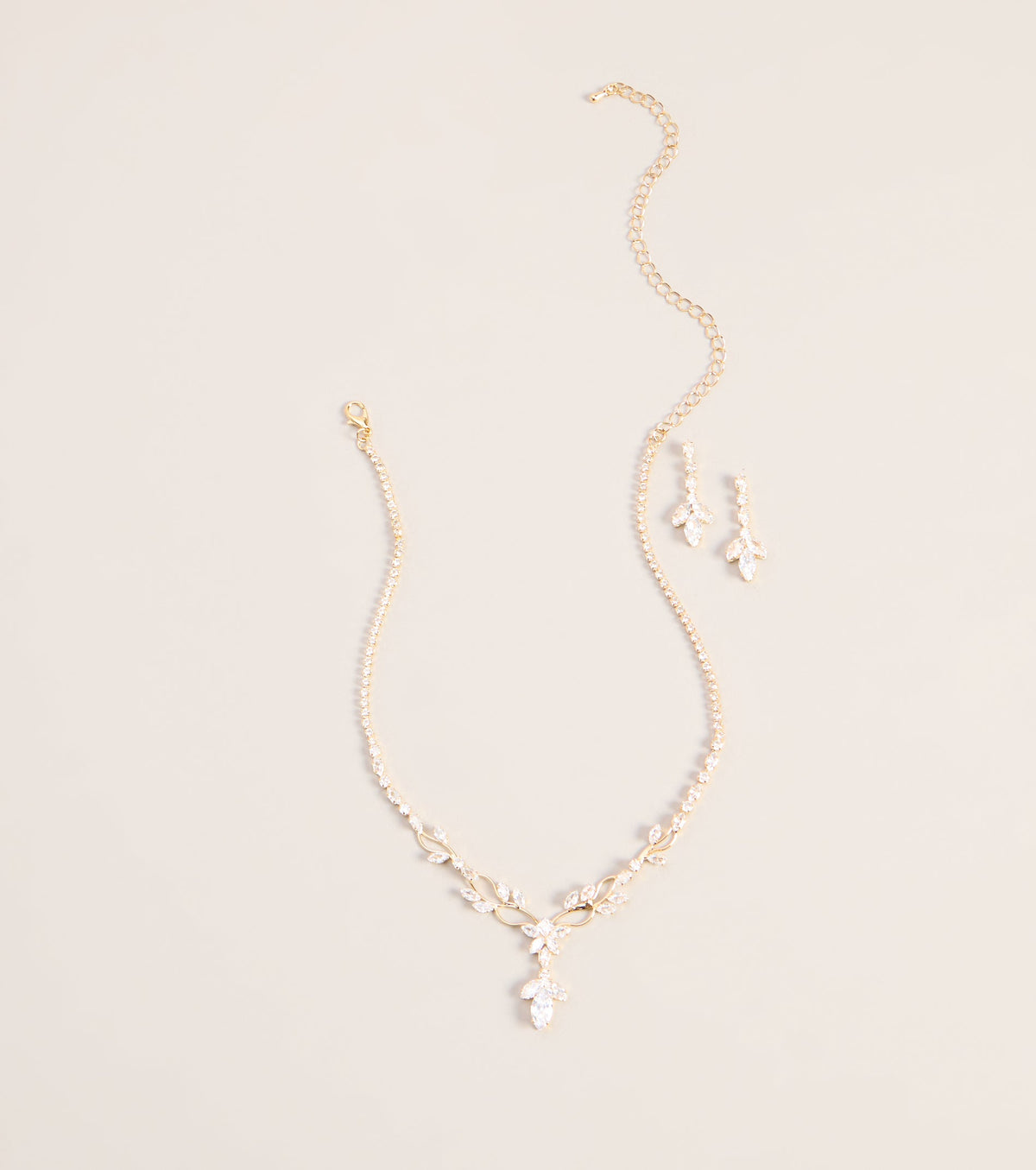 Garden Glow Cubic Zirconia Jewelry Set