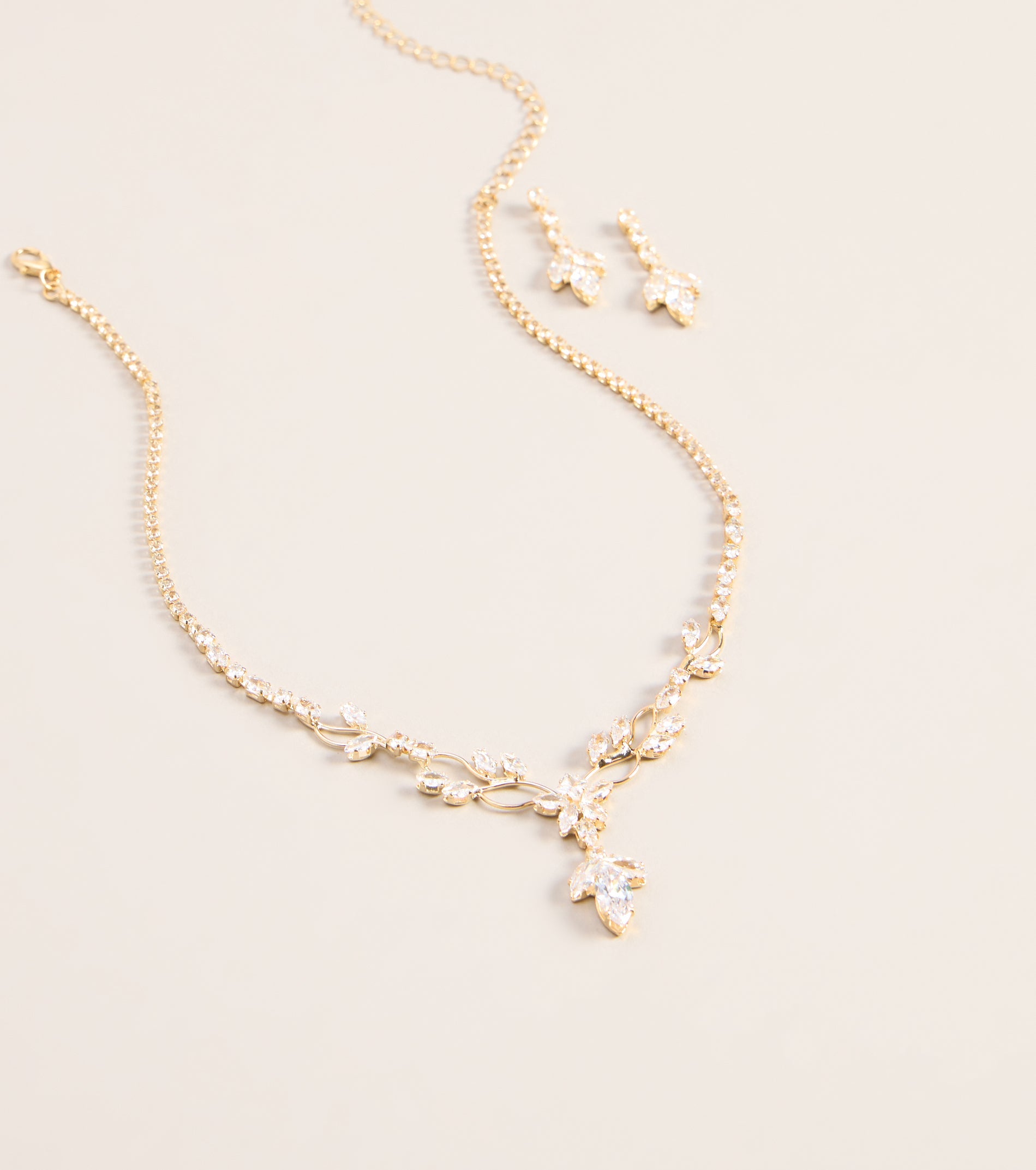 Garden Glow Cubic Zirconia Jewelry Set