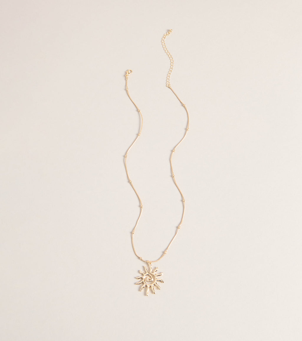 Sun Chaser Charm Necklace