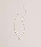 Pretty Sparkle Rhinestone Heart Necklace And Stud Earrings Set