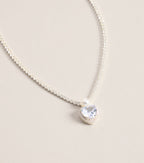 Pretty Sparkle Rhinestone Heart Necklace And Stud Earrings Set