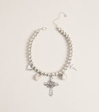 Cross My Heart Charm Necklace