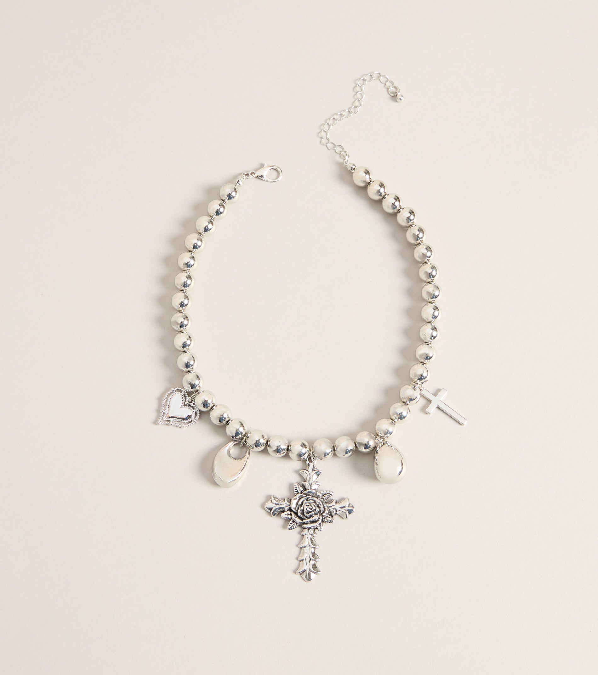 Cross My Heart Charm Necklace