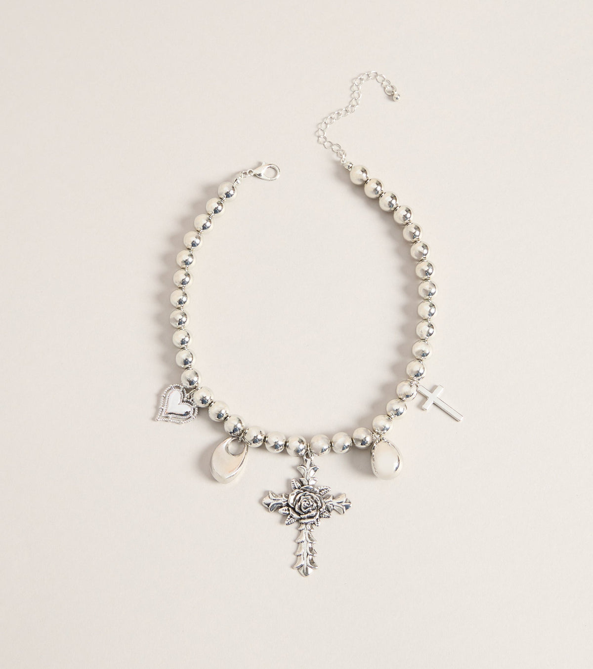 Cross My Heart Charm Necklace