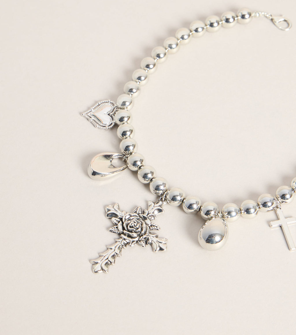 Cross My Heart Charm Necklace