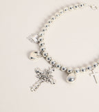 Cross My Heart Charm Necklace