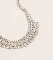 Instant Glamour Rhinestone Choker Necklace