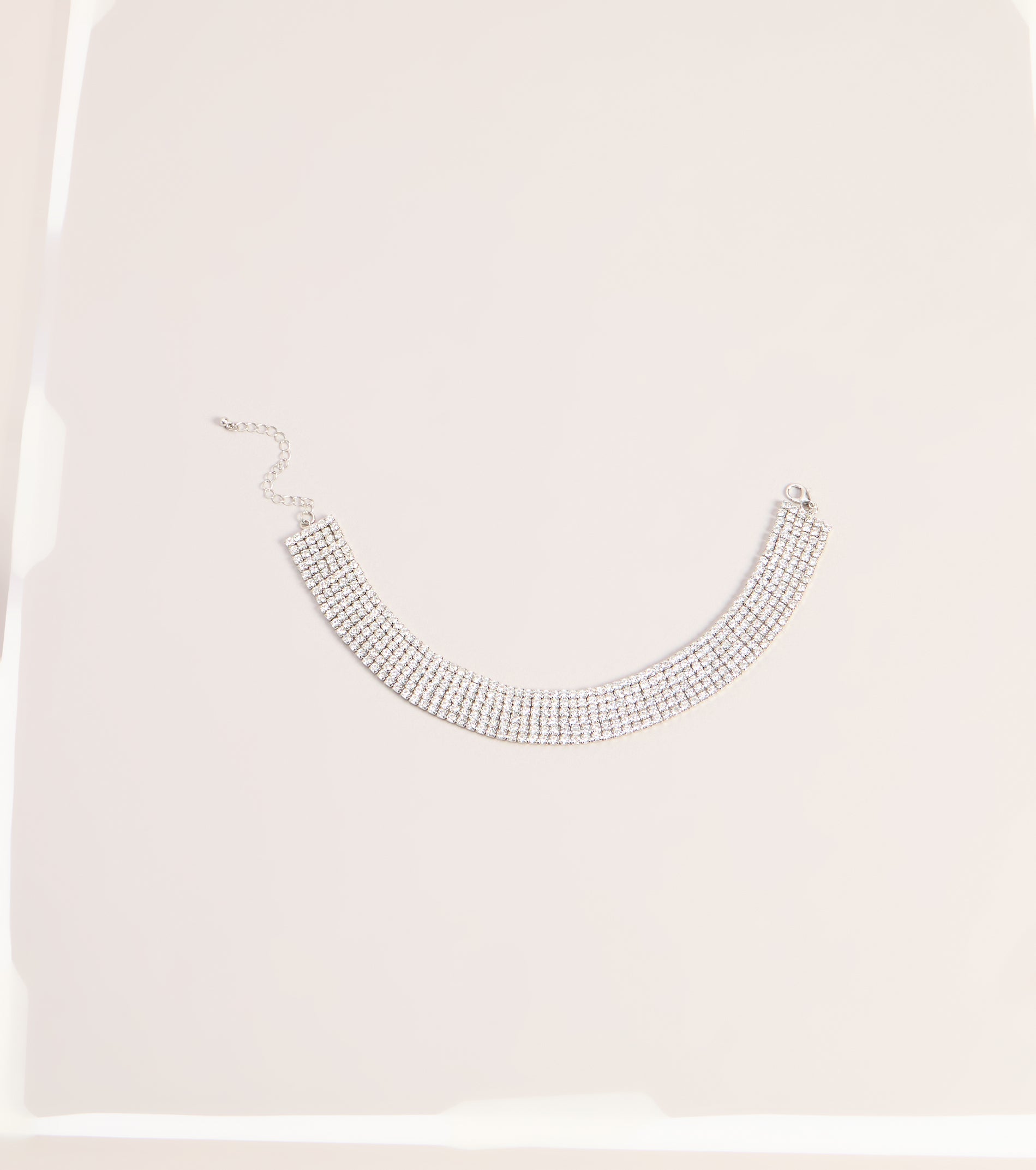 Front Row Sparkle Rhinestone Choker