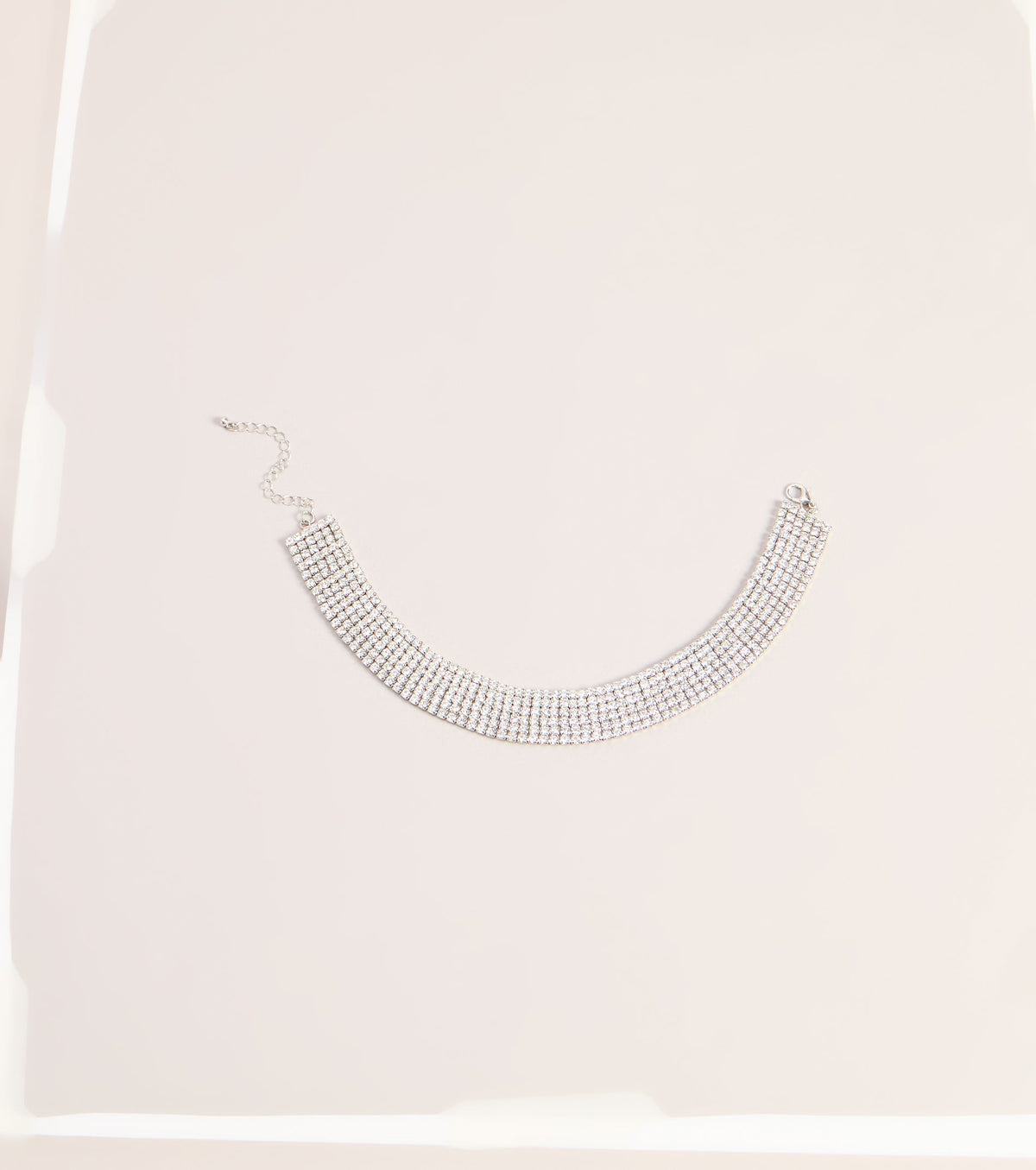 Front Row Sparkle Rhinestone Choker