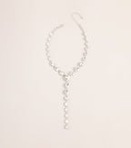 Shine Trail Rhinestone Necklace