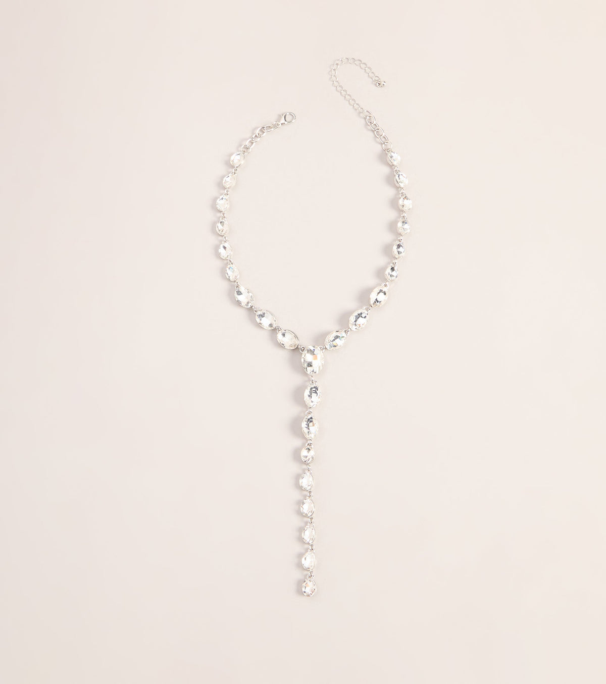 Shine Trail Rhinestone Necklace
