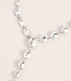 Shine Trail Rhinestone Necklace