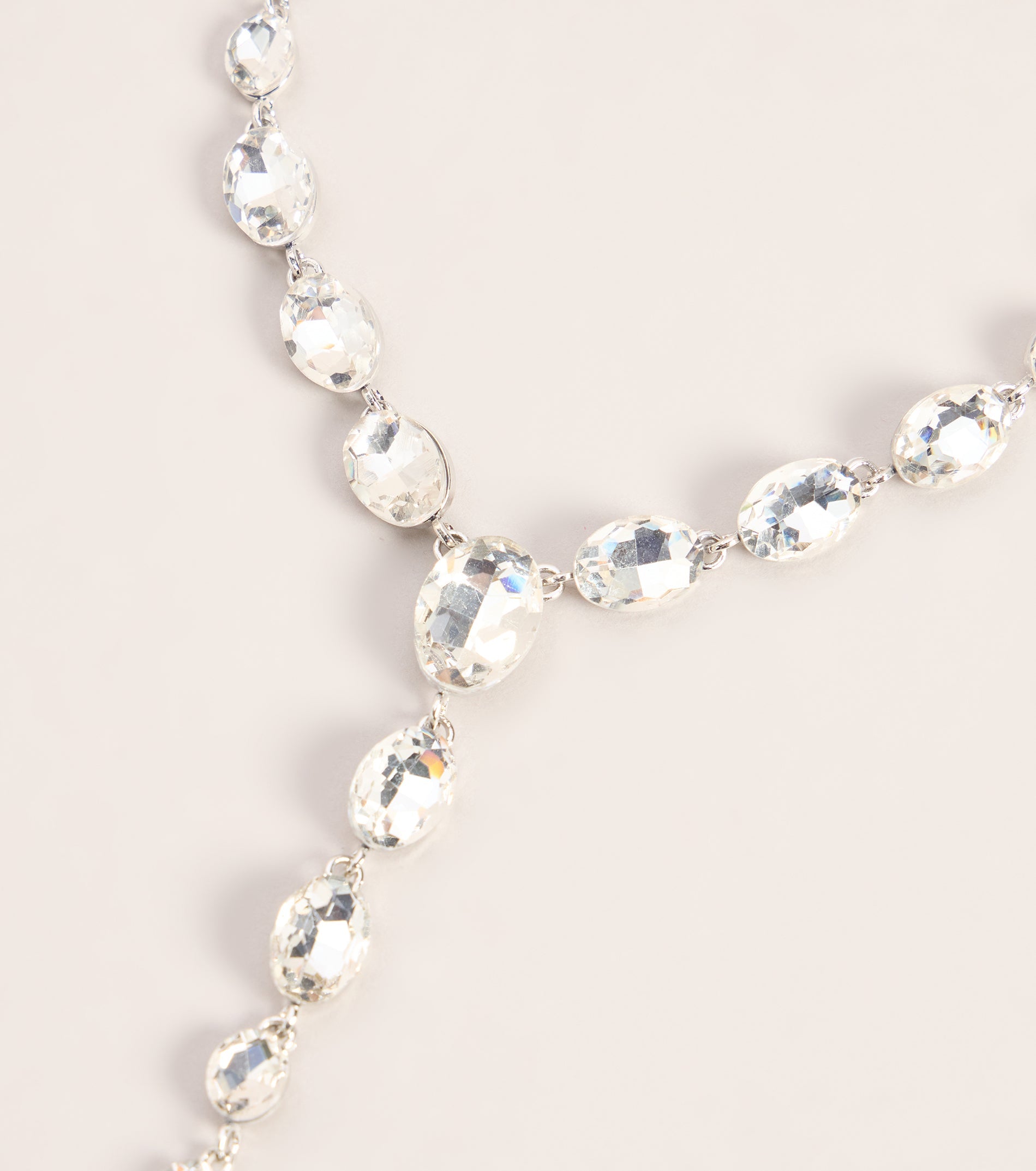Shine Trail Rhinestone Necklace