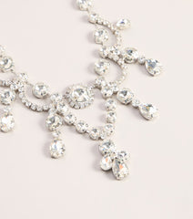 Center Of Attention Rhinestone Necklace