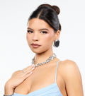 Opening Night Rhinestone Gem Choker
