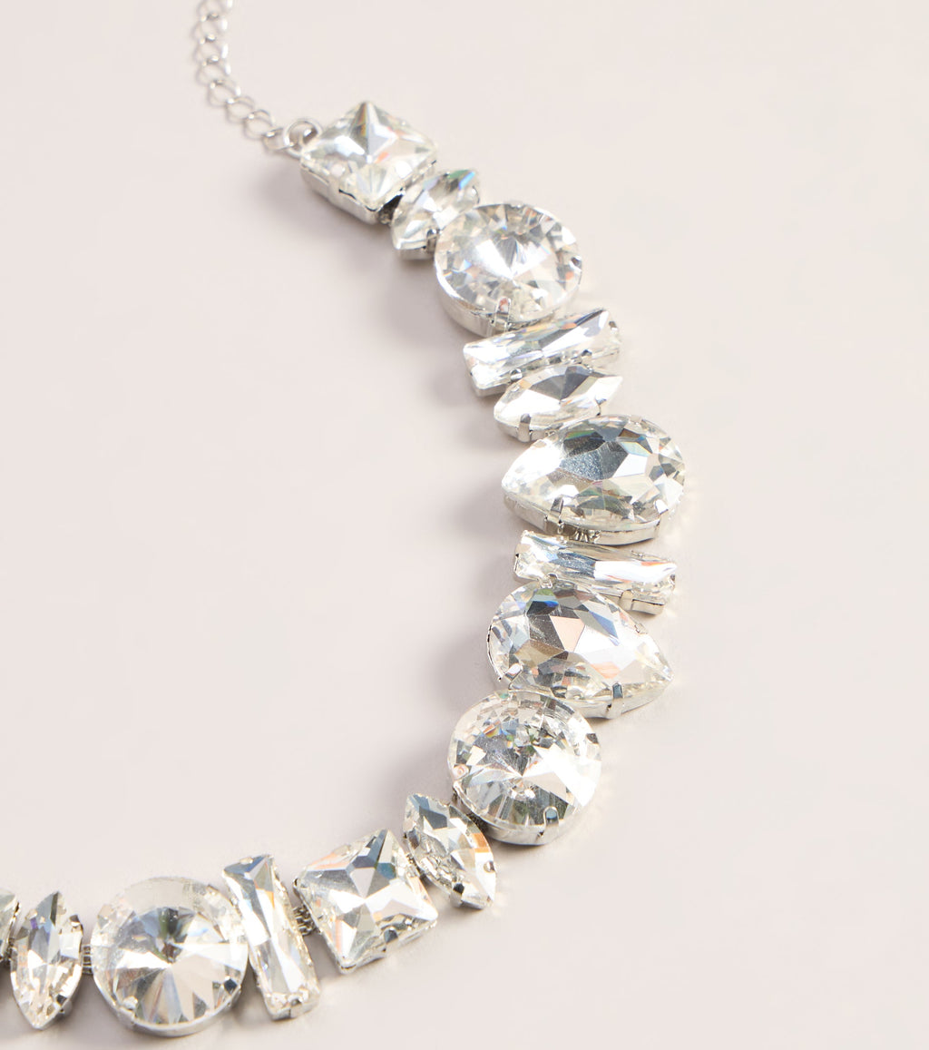 Opening Night Rhinestone Gem Choker