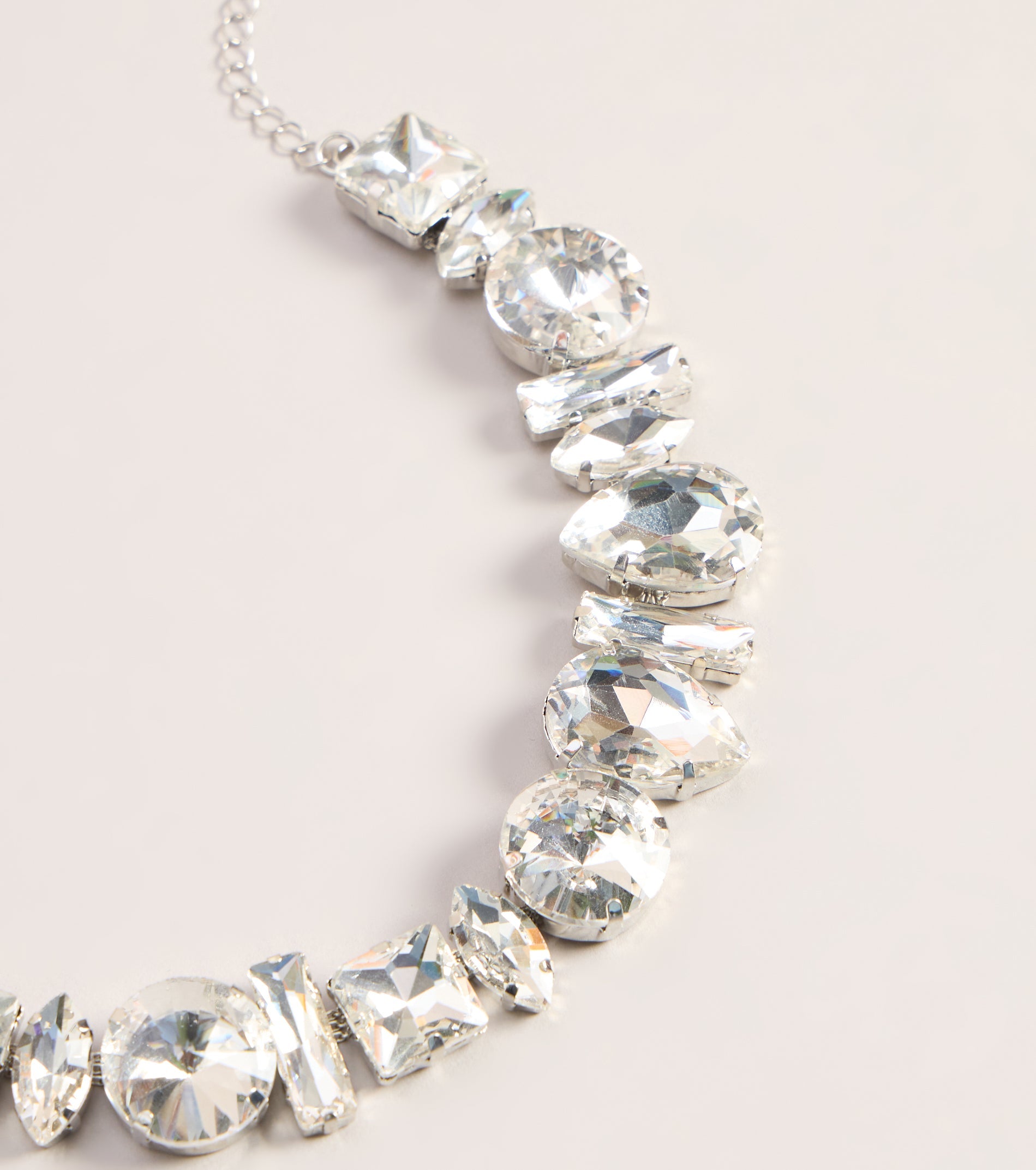 Opening Night Rhinestone Gem Choker