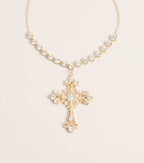 Heirloom Spark Cross Necklace