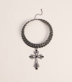 Midnight Revival Cross Choker