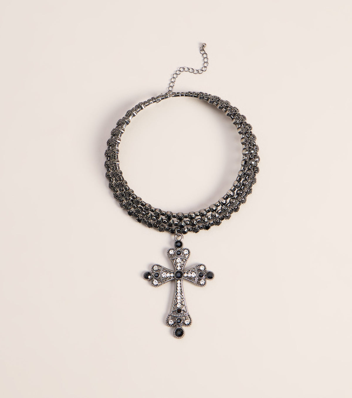 Midnight Revival Cross Choker