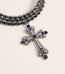 Midnight Revival Cross Choker