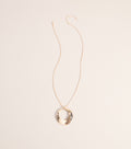 Circle Back Pendant Necklace