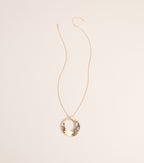 Circle Back Pendant Necklace