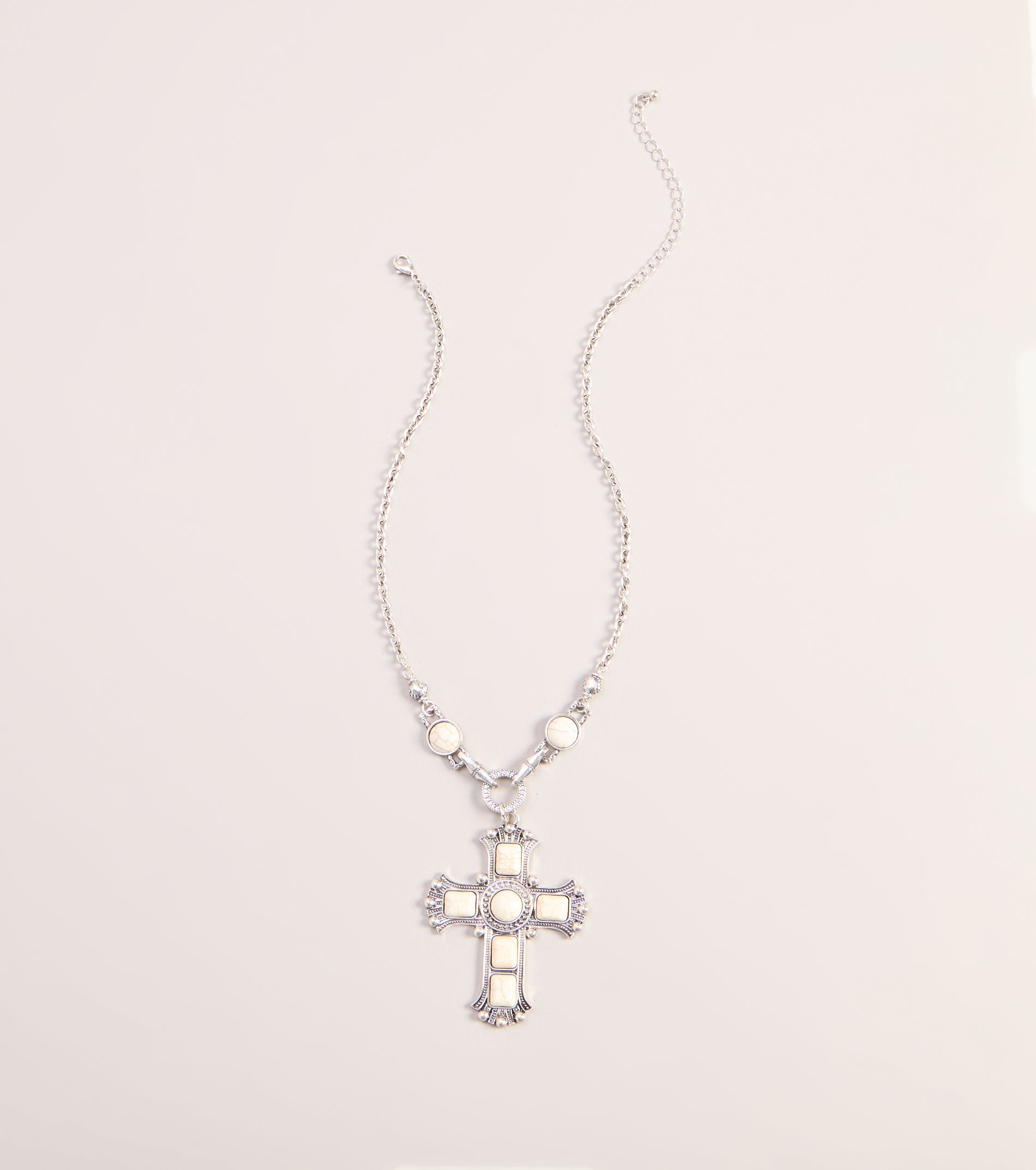 Chic Statement Cross Pendant Necklace