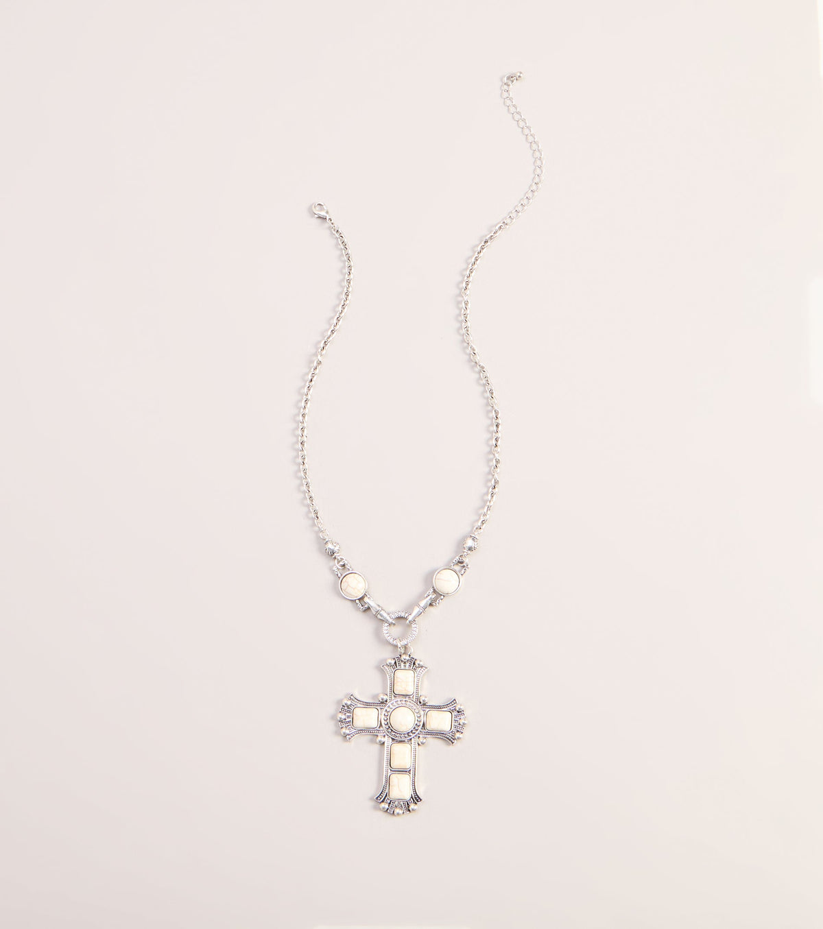 Chic Statement Cross Pendant Necklace