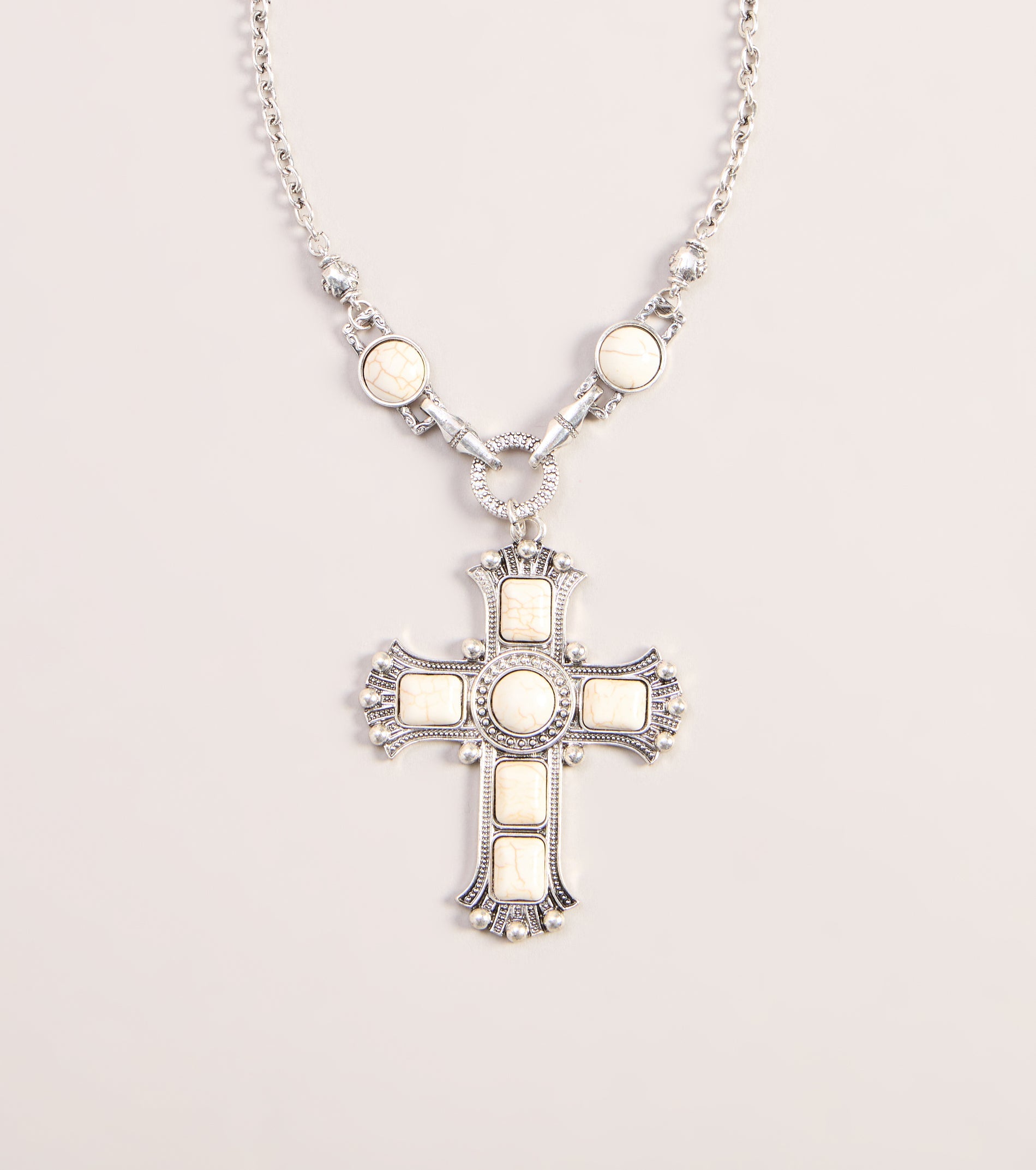Chic Statement Cross Pendant Necklace