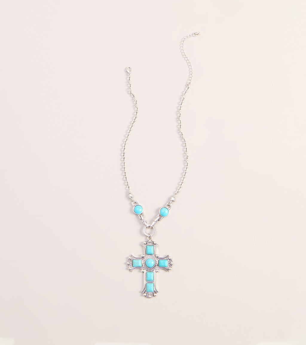 Chic Statement Cross Pendant Necklace
