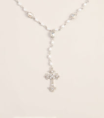 Charm Check Cross Necklace