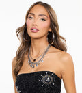Charm Stack Layered Necklace