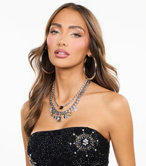 Charm Stack Layered Necklace