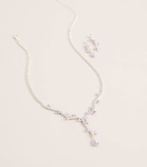 Vine Shine Rhinestone Jewelry Set