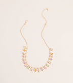 Gem Trail Teardrop Necklace