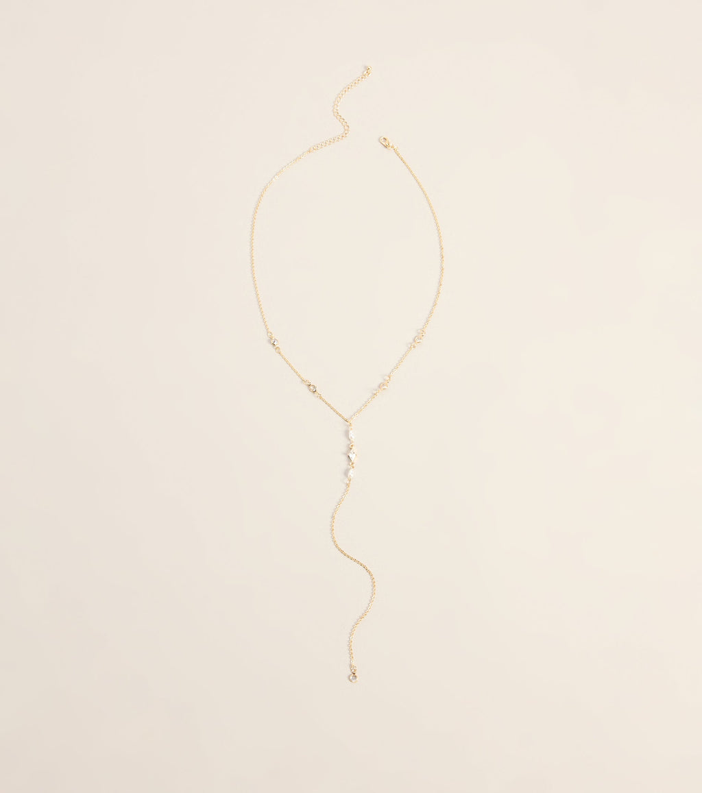 So Charmed Lariat Necklace