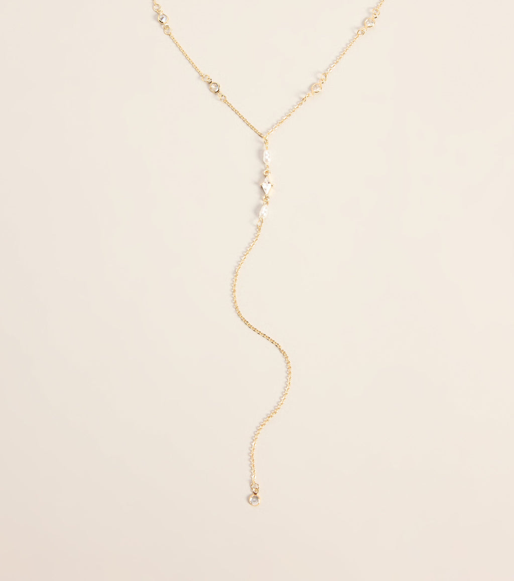 So Charmed Lariat Necklace