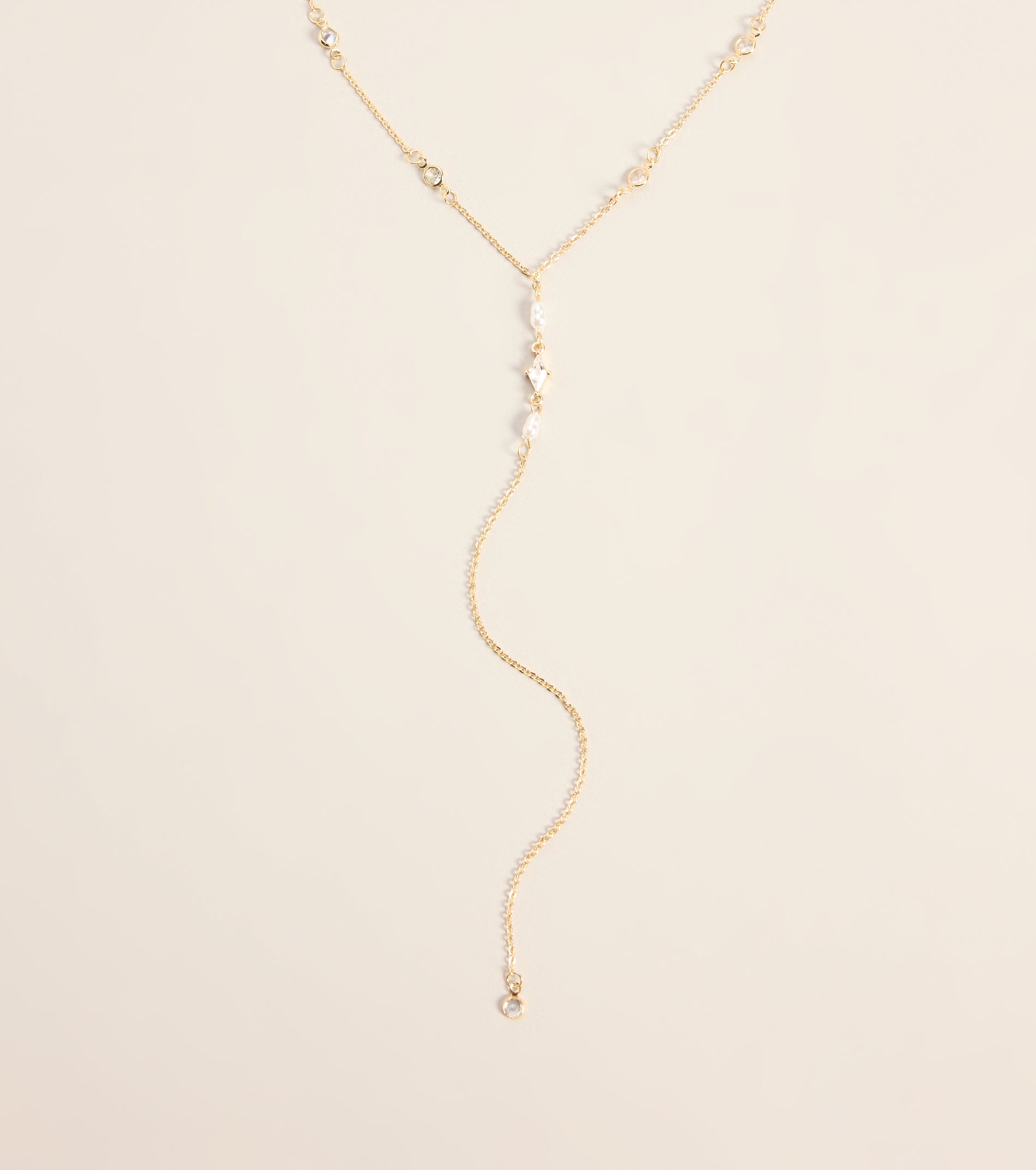 So Charmed Lariat Necklace