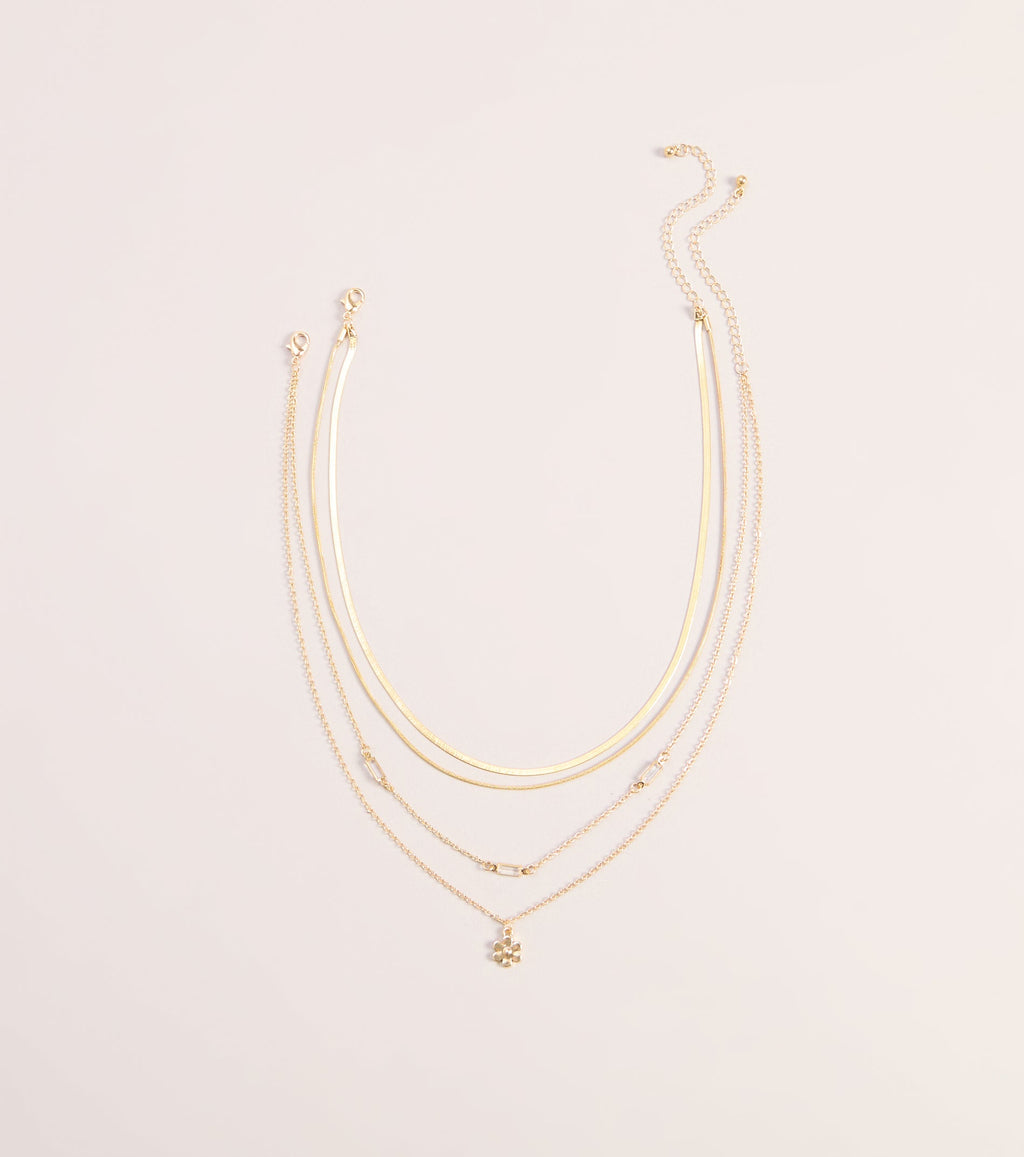 Charm Attraction Layered Necklace