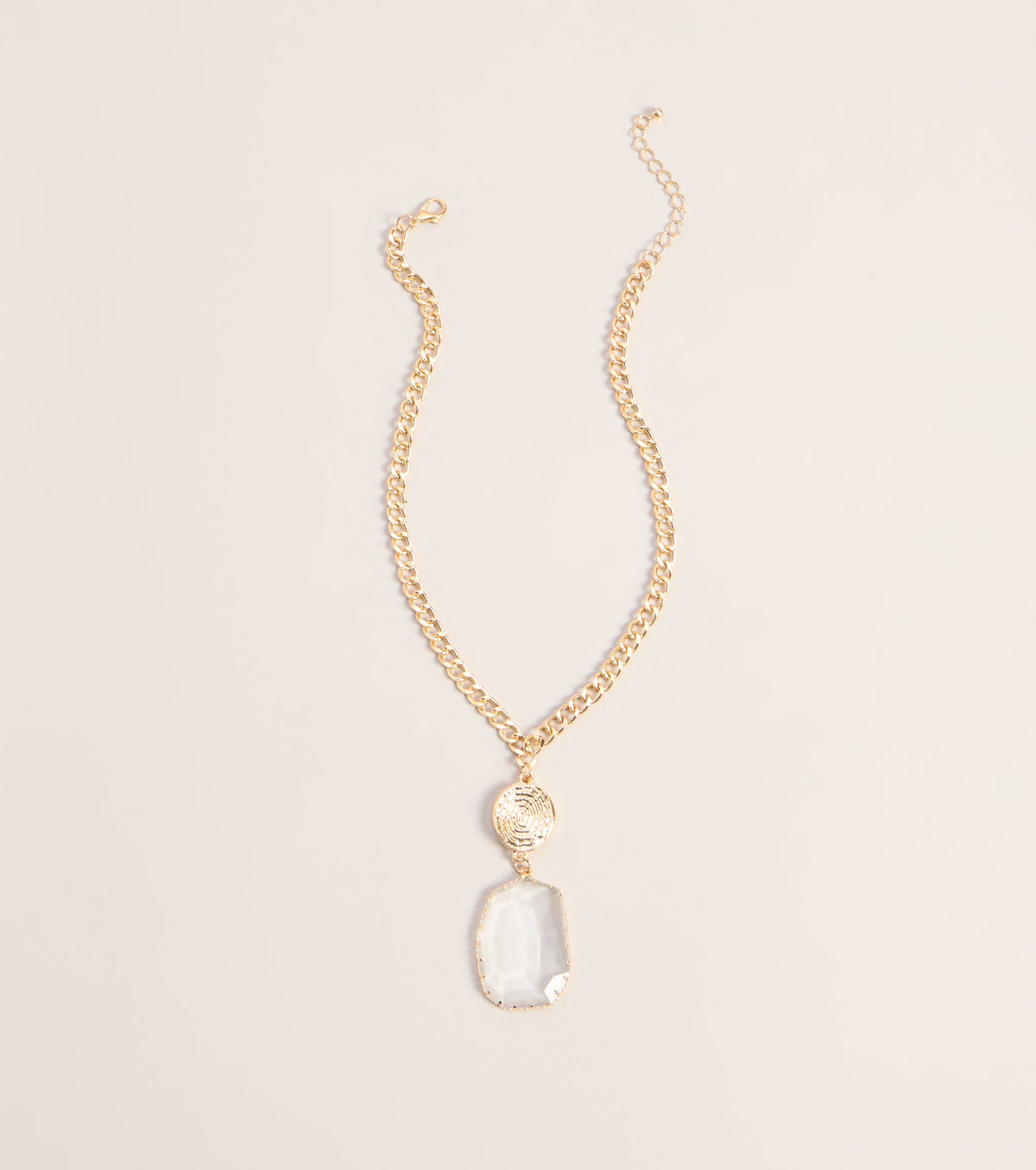 Medallion Mood Pendant Necklace